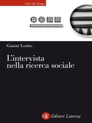 cover image of L'intervista nella ricerca sociale